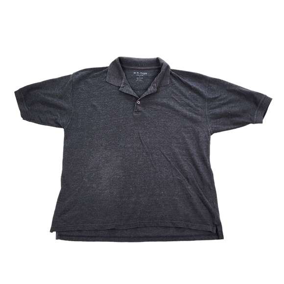 Vintage W.R. Gass Men's Short Sleeve Polo Shirt Top Size 2X Black - Picture 1 of 11